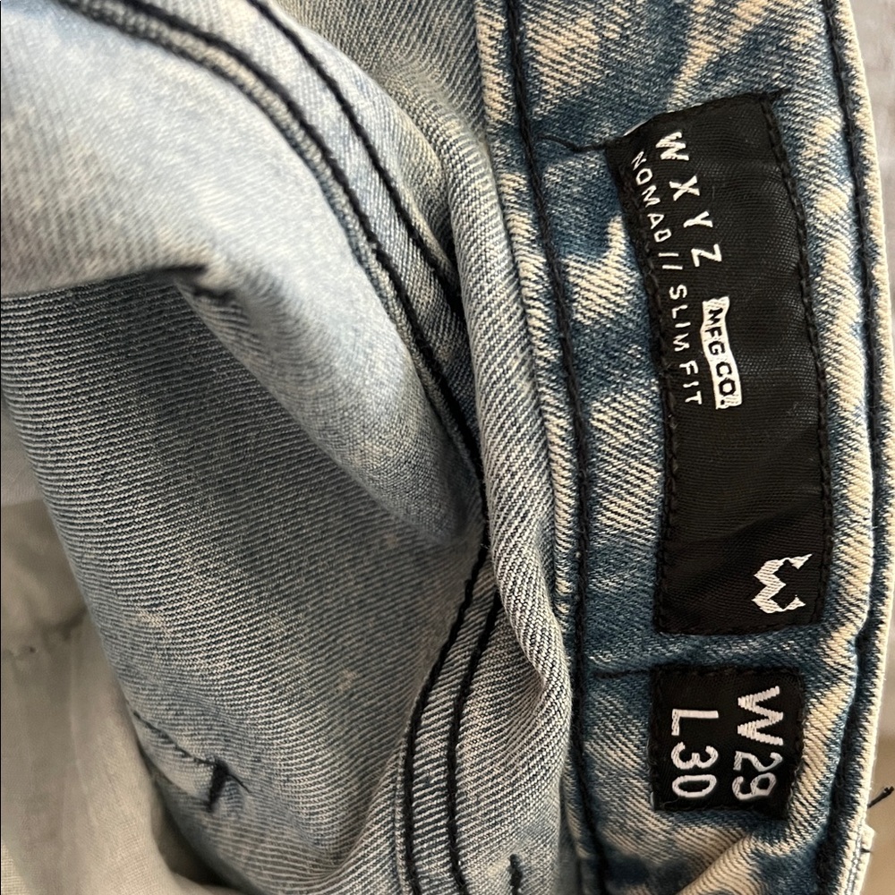 WXYZ Nomad Slim Fit Light Blue Men's Jeans